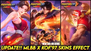 NEW KOF 97 SKIN EFFECT GAMEPLAY (Masha Mai, Valir Kyo, Paquito Terry) - Mobile Legends