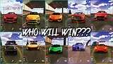 BMW M8 VS Urus VS G63 VS P1 VS Veneno VS Agera | Top Speed Challenge | Car Parking Multiplayer