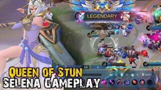 QUEEN OF STUN SELENA GAMEPLAY | MOBILE LEGENDS