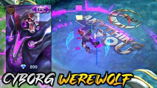 ROGER - CYBORG WEREWOLF SKIN GAMEPLAY | ROGER NEW EPIC SKIN |MOBILE LEGENDS BANG BANG