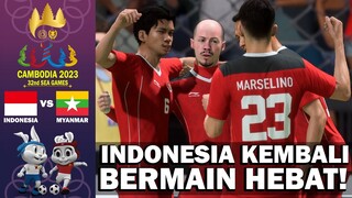 TIMNAS GARUDA BERMAIN HEBAT!!! - INDONESIA VS MYANMAR - SEA GAMES CAMBODIA 2023 #3