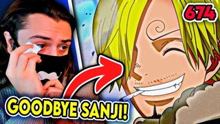 SANJI LEAVES THE STRAWHATS!!! - One Piece Episode 764 REACTION