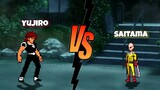 Saitama Vs Yujiro one punch man x baki fights / mugen