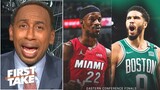 First Take | Jimmy Butler will cook Jayson Tatum - Stephen A. breaks down Celtics vs Heat - Game 2