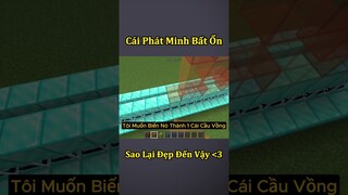 Anh Đen Xì Xì Tạo Ra Cầu Vồng Đẹp Nhất Trong Minecraft 😍 #shorts
