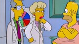 The Simpsons: One crayon short of genius to idiot, but Homer, who can be smart, is not happy!
