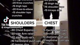 recommended workout routine