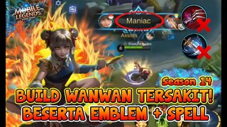 RAHASIA! BUILD PALING MEMATIKAN UNTUK WANWAN! | EMBLEM,SPELL & GAMEPLAY