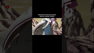 Otsutsuki kocak kena gocek Naruto, Kawaki, Sasuke