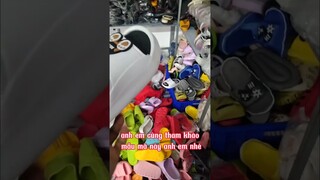 Xưởng sản xuất dép Nguyễn Như Anh giới thiệu mẫu dép gấu cute bánh mì siêu nhẹ.