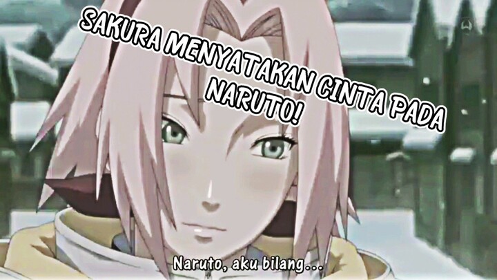 SAKURA MENYATAKAN CINTA PADA NARUTO ! || dub indo