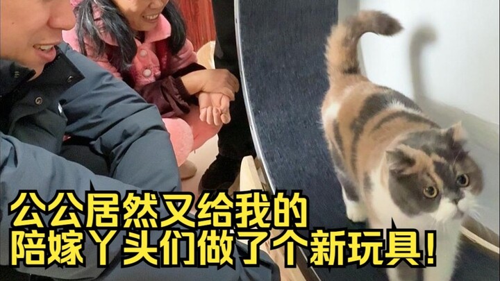 Bố chồng lại vừa làm cho các cô hầu tòng hôn của tôi một món đồ chơi mới!