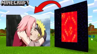How To Make Portal To NARUTO X SAKURA In Minecraft !!!