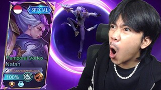 REVIEW SKIN SPECIAL NATAN TEMPORAL VORTEX - Mobile legends