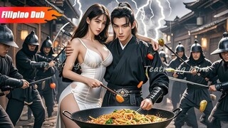 Isang Move lang, tinalo ng tindero ng pansit ang magandang bodyguard