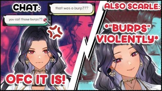 Is it just Burp or Sus Noises from Scarle? [Nijisanji EN Vtuber Clip]