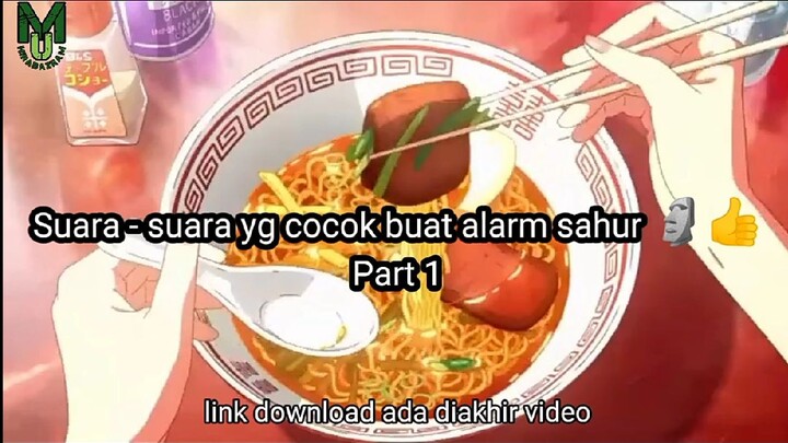 Suara suara yg cocok buat alarm sahur kalian 🗿👍 | part 1