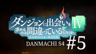 Danmachi season 4 episode 5 sub indo