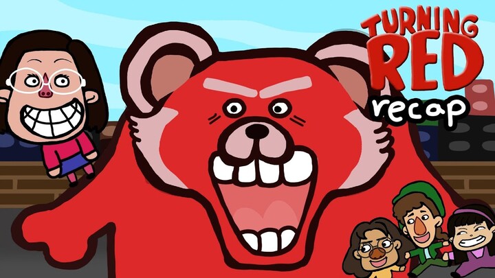 The Ultimate " Turning Red " movie recap cartoon