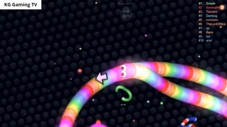 Slither.io A.I. 100,000+ Score Epic Slitherio Gameplay #67 11