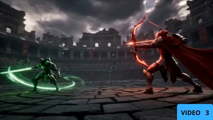 Duel Ksatria Hijau VS Pemanah Api