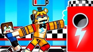 GLAMROCK FREDDY ไม่สามารถเรียกเก็บเงินใน Minecraft Security Breach Five Nights ที่ Freddys