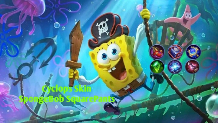 Cyclops SpongeBob SquarePants Gameplay | MLBB MOBILE LEGEND