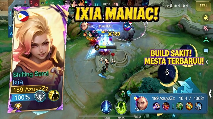 Tutorial IXIA ! 💥 Build Sakit Meta Terbaru — Auto Savage, 100% Win Rate! 🏆⚡