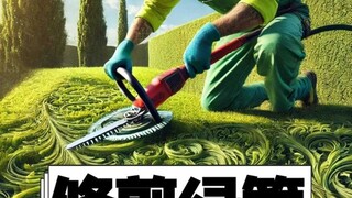 修剪绿篱有多解压？