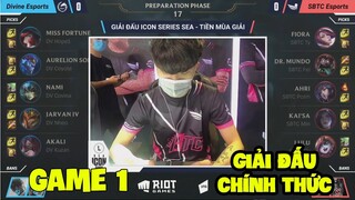 DV vs. SBTC trận 1- ICON SERIES SEA  giải đấu chính thức LMHT Tốc Chiến VN