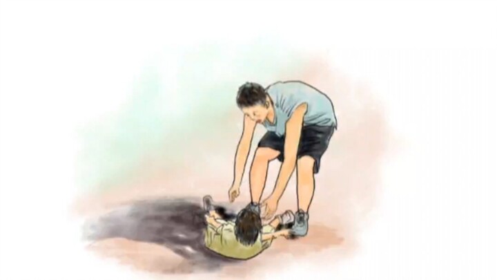 I testify it was Dad who pushed #DrawAStory# CuteKid