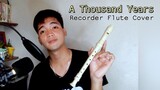 A THOUSAND YEARS (Christina Perri) - Recorder Flute Cover with Easy Letter Notes