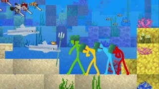 火柴人 VS 我的世界系列 第十三集（海豚王国 The Dolphin Kingdom）