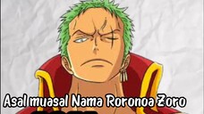 Asal Muasal Nama Roronoa Zoro