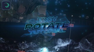 Edgy Rotate Tutorial AMV | Alight Motion #2