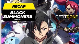 Recap Of Black Summoner Anime | Episode 1 to 12 | GETITDONE | 2022