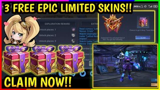 3 FREE EPIC SKIN! LETHAL NEXUS: EXPLORE THE MAP (WEBSITE EVENT) - MLBB