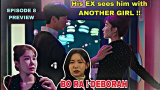 She SPOTS her EX Happily LAUGHING with another Girl | Bora Deborah Episode 8 PREVIEW | Yoo In Na