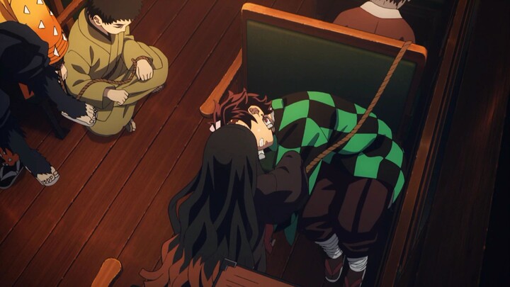 nezuko,zenitsu melawan iblis bulan baha