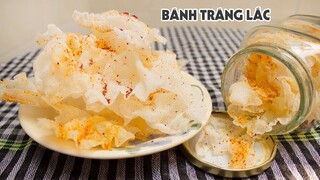 CÁCH LÀM BÁNH TRÁNG CHIÊN GIÒN LẮC MUỐI ỚT | SNACK BÁNH TRÁNG | ASMR Cooking | Phụ đề