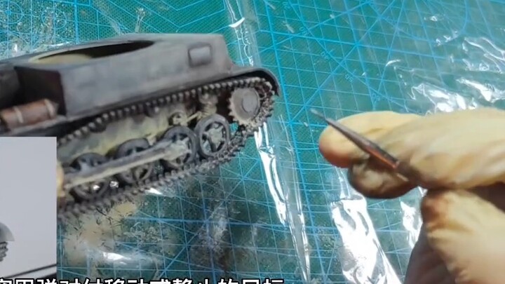 [German Big Head Stitched Monster] Type 1 Gunnery Training Tank Model (Full Internal Structure Tank)