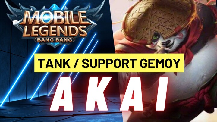 MAIN PAKAI AKAI, SI TANK / SUPPORT YANG GEMOY