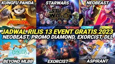 KUMPULAN 13 EVENT GRATISAN MOBILE LEGENDS 2023 YANG AKAN RILIS !