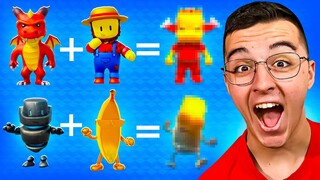 Las *MEJORES FUSIONES* de STUMBLE GUYS #1 😱🔥