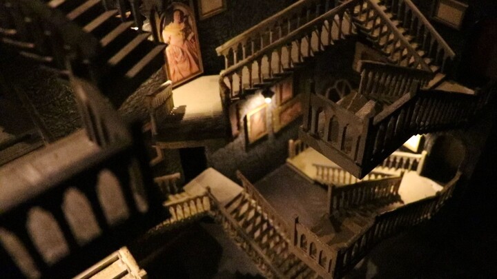 Six-Month Handmade Harry Potter Rotating Staircase