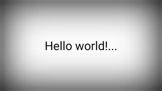 Hello world!