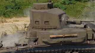 M2A4 tank in the jungle