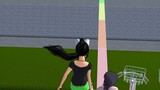 Sakura Campus Simulator: Parkour in the water park, I had so much fun with my sister today