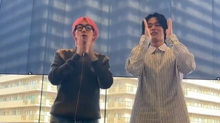 对比看一下。同样的曲子，和日向弟弟一起跳，和泰佑一起跳，怎么？？(￣◇￣;)