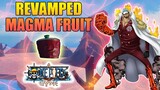Revamped Magma Fruit Showcase vs Old Magma Fruit in A One Piece Game